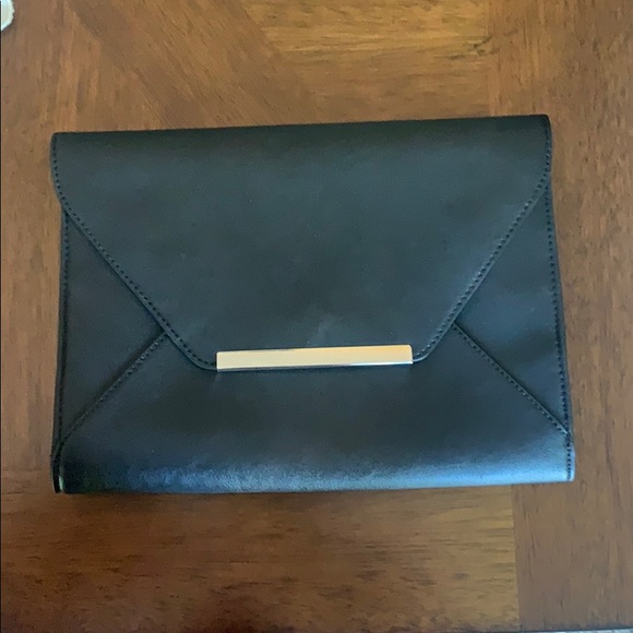 Express faux leather envelope clutch - Picture 1 of 4